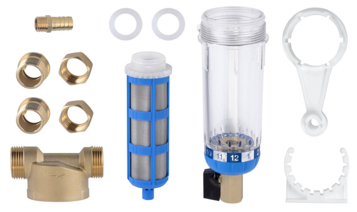 KLARWOD SAMOCZYSZCZĄCY FILTR DO WODY MOSIĘŻNY 3/4