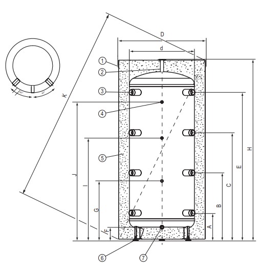 Zbiornik Buforowy KOSPEL SV-200.1 bez wężownicy, nieemaliowany, Klasa Energetyczna B Zrzut_ekranu_2025-12-05_152256