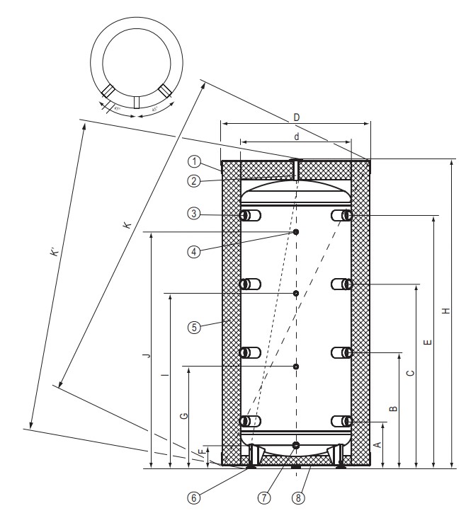 Zbiornik Buforowy KOSPEL SV-500.1 bez wężownicy, nieemaliowany, Klasa Energetyczna C Zrzut_ekranu_2025-12-08_134116