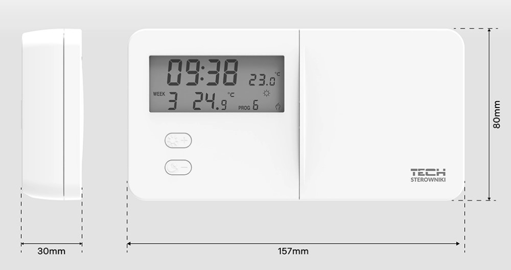 STEROWNIK REGULATOR TEMPERATURY BEZPRZEWODOWY TERMOSTAT POKOJOWY TYGODNIOWY T-9.2 TECH Zrzut_ekranu_2025-11-26_105200
