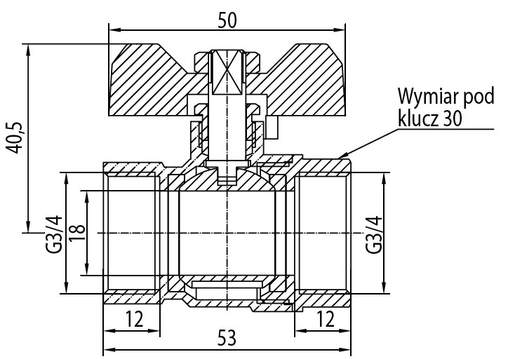 Kurek kulowy prosty z dławikiem 1/2", wersja N-N, DN 15 Zrzut_ekranu_2026-01-14_105421