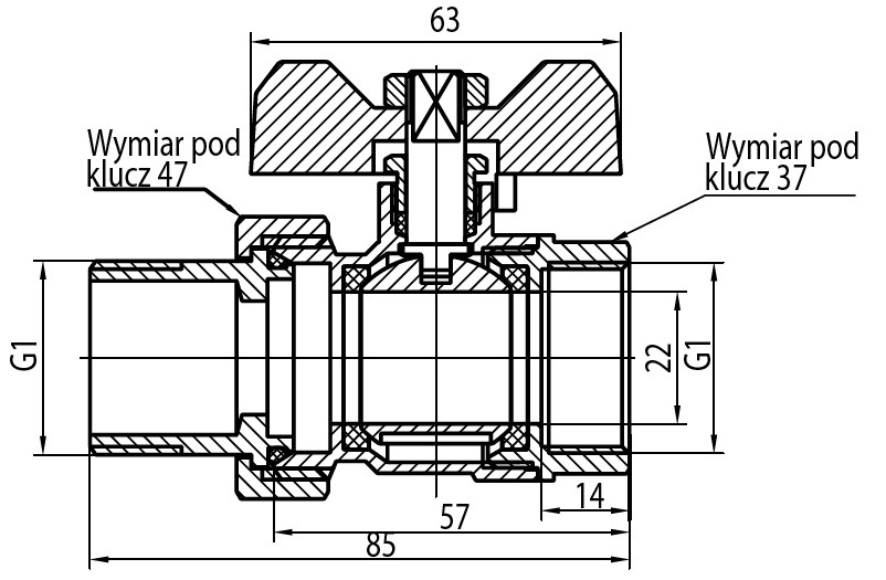 Kurek kulowy prosty z dławikiem 1/2", wersja N-N, DN 15 Zrzut_ekranu_2026-01-14_105421