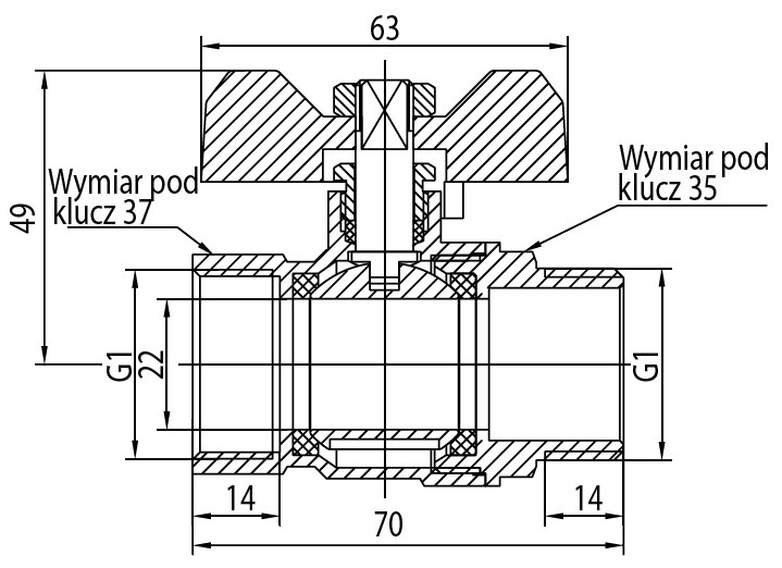 Kurek kulowy prosty z dławikiem 1/2", wersja N-N, DN 15 Zrzut_ekranu_2026-01-14_105421