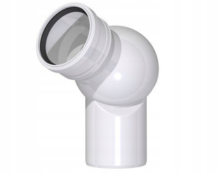 KOLANO NASTAWNE FI 110 KULOWE BIAŁE