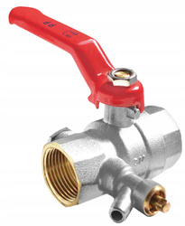 PERFEXIM KUREK KULOWY 3/4" Z ZAWOREM SPUSTOWYM