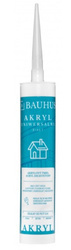 BAUHUS AKRYL BUDOWLANY UNIWERSALNY BIAŁY 310ML