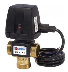 ESBE Zawór 3D Przełączający GZ 1" DN25 KVS 6 m3/h VZD162 230V