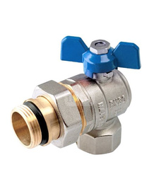 PERFEXIM KUREK KULOWY 1"   WZ KĄTOWY ZE ŚRUB.NIEB.