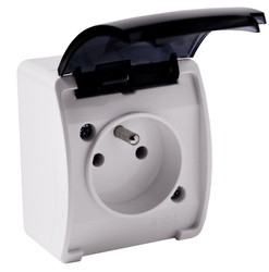 KOALA gniazdo pojedyncze n/t IP44