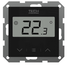 TECH F-12b przewodowy regulator pokojowy z pomiarem wilgotności