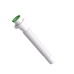 Przyłącze elastyczne i rozciągliwe 345mm/800mm z uszczelką zintegrowaną  do umywalki/bidetu, "JOLLYONE", 1”1/4-o32mm