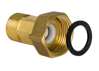 DIAMOND PÓŁŚRUBUNEK  DN25 (1x1.1/4) Z ZAWOREM ZWROTNYM