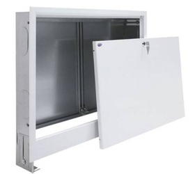 szafka podtynkowa compact do 16 sekcji z zamkiem na kluczyk Capricorn