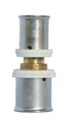 Złączka zaprasowywana mosiężna Herz-PipeFix redukcyjna