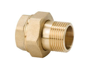 Śrubunek 1/2" Oring Mosiądz Prosty DN15 Diamond