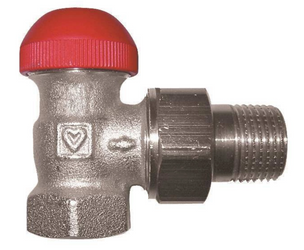 Zawór termostatyczny HERZ-TS-90-V – figura kątowa, 3/4"