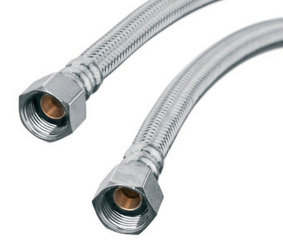 WĘŻYK W OPLOCIE STAL.1/2"-1/2" L-200 cm