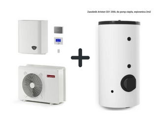 Pompa ciepła NIMBUS PLUS 50 S NET + Wymiennik 200L + Moduł Wifi + Zawór 3D