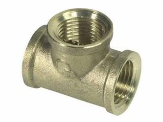 Trójnik Mosiądz 1/2" DN15 Diamond