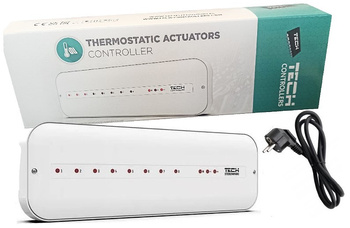 Listwa TECH L-5S przewodowa do obsługi zaworów termostatycznych biała