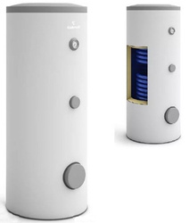 GALMET - Wymiennik biwalentny 200l SGW(S)B TOWER BIWAL z dwiema wężownicami spiralnymi, emaliowany, twarda pianka poliuretanowa, skay, pionowy wolnostojący
