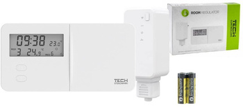 STEROWNIK REGULATOR TEMPERATURY BEZPRZEWODOWY TERMOSTAT POKOJOWY TYGODNIOWY T-9.2 TECH
