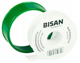 BISAN TAŚMA TEFLON.WODA 10/19mm/0,20mm ZIELONA