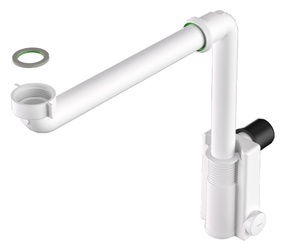 Półsyfon umywalkowy/bidetowy oszczędzający miejsce