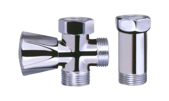 ZAWÓR KĄTOWY ODCIN.  3/4"x3/4" GRZYBKOWY Z PRZEDŁ.