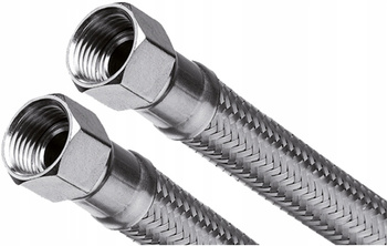 WĘŻYK W OPLOCIE STAL.1/2X1/2 30CM FI 12