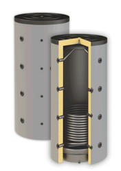 Zbiornik buforowy OEM BLACK v4 501 G z wężownicą