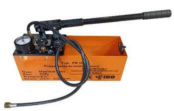 POMPA RĘCZNA DO PRÓB CIŚNIENIOWYCH INSTALACJI IBO PR-50