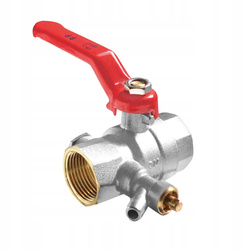 PERFEXIM KUREK KULOWY 1/2" Z ZAWOREM SPUSTOWYM