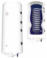 Podgrzewacz elektryczny pojemnościowy z wężownicą ELEKTROMET Venus Plus 140L LEWY