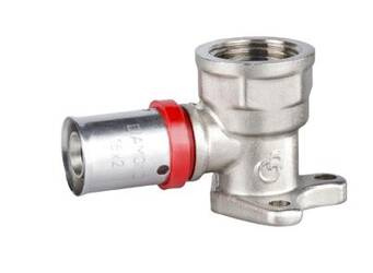 KOLANO ZAPRAS 16x1/2 Z USZAMI PEX DIAMOND