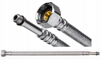 WĘŻYK W OPLOCIE STAL.M10-3/8" L-100 cm DŁUGA