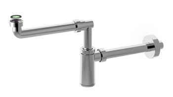 Półsyfon umywalkowy butelkowy  z przedłużką KING