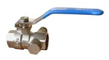 Zawór Kulowy WW DN25 (1) Rączka z odpowietrznikiem Diamond