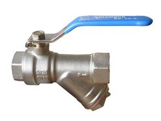 Zawór kulowy z filtrem 3/4" DN20 HISZPAN Rączka Diamond