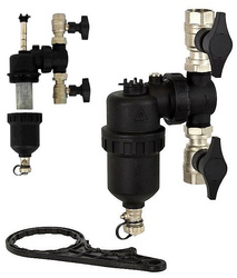 FILTR MAGNETYCZNY SEPARATOR ZANIECZYSZCZEŃ IBO IBF-12 / 1"