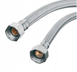 WĘŻYK W OPLOCIE STAL.1/2"-3/8" L-60 cm