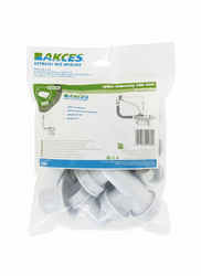 AKCES SPUST Z KORKIEM, SYFONEM I PRZELEWEM DO WANNY SITKO NIERDZEWNE (19280)