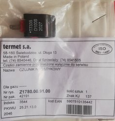 Czujnik NTC stykowy Zasilający