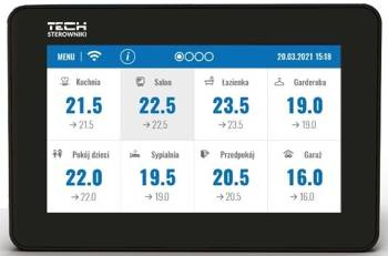 TECH M-9R PANEL KONTROLNY Z MODUŁEM WiFi CZARNY