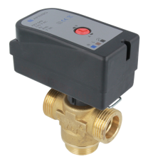 AZV643 Zawór 3D przełączający Afriso GZ 1" z napędem 230 NC