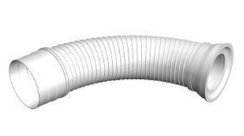 Złącze uniwersalne WC L-450 mm, skręcane