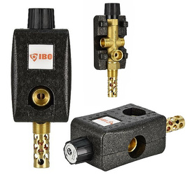 IBO zawór termostatyczny schładzający DBV 2P w izolacji