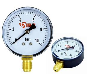 IBO Manometr radialny 1/4" fi 60mm, 0-10bar