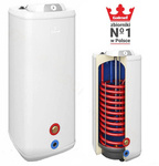 Wymiennik 200l SGW(S) VULCAN KOMBI z wężownicą spiralną, emaliowany, pianka poliuretanowa, płaszcz metalowy, pionowy stojący