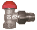 Zawór termostatyczny HERZ-TS-90-V – figura kątowa, 3/4"